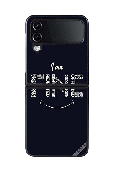 Covernex غطاء حماية لهاتف سامسونج جالاكسي زد فليب 4 - خط عربي - أنا بخير