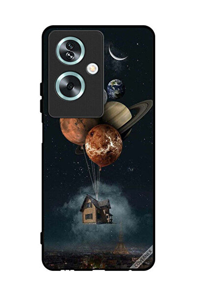 Covernex غطاء حماية لهاتف Oppo A2 - Balloon Planets Takes Home