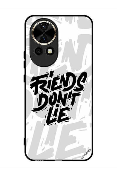 Covernex غطاء حماية لهاتف هواوي نوفا 12 - الخط العربي - الأصدقاء لا يكذبون