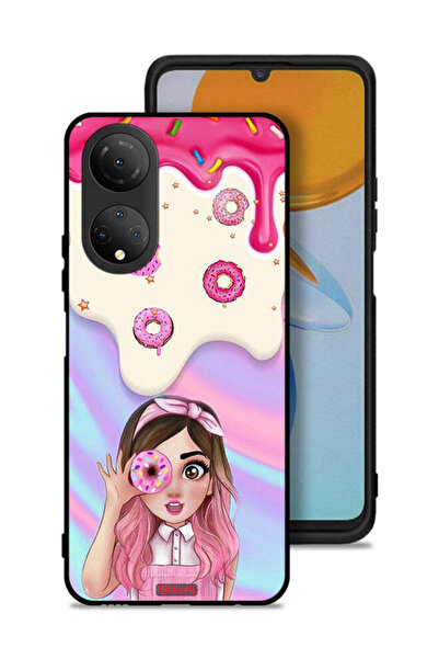 Tolwak غطاء حماية لهاتف Honor X7 يحمل دونات