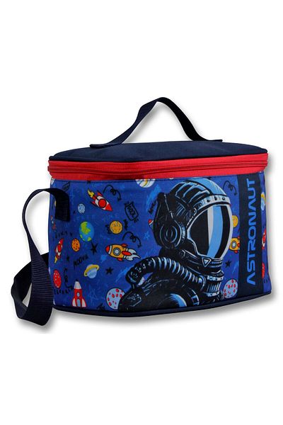 ÜMİT ÇANTA Ümit Çanta 5007 Thermal Insulated Boy (Astronaut Printed, Navy Blue Color) Lunch Box
