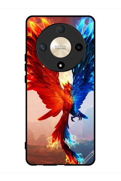 Covernex غطاء حماية لهاتف Honor X9b - خلفية نسر النار والماء