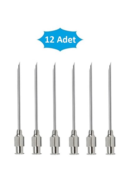 QBR Home Сталева голка для ін'єкцій (14G) довжиною 5 см, діаметром 2 мм. 12 штук