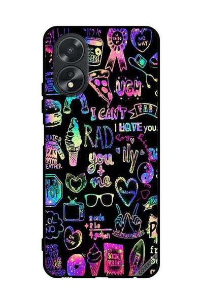 Covernex Protective Case Cover For Oppo A38 Lifestyle Art