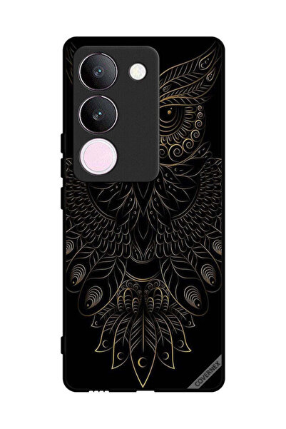 Covernex غطاء حماية لهاتف فيفو S17 بتصميم بومة زهرية عصرية