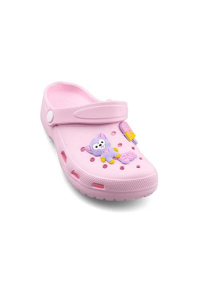 İncim Pink Figured Daily Garden Seaside Beach Nursery Unisex Children's Slippers & Sandals