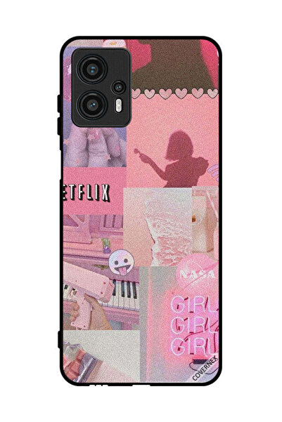 Covernex غطاء حماية لهاتف موتورولا موتو جي 13 - مشبك فني للبنات