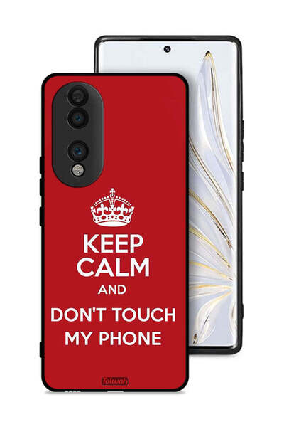 Tolwak Honor 70 Protective Case Cover Keep Calm And Dont Touch My Phone