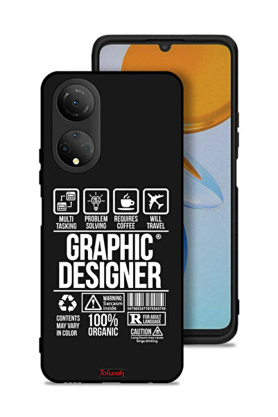 Tolwak Honor X7 Protective Case Cover Graphic Designer Sticker