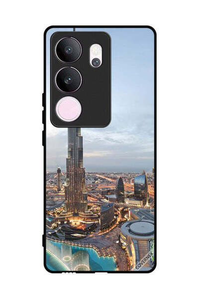 Covernex غطاء حماية لهاتف فيفو V29 برو، منظر جميل لوسط مدينة دبي