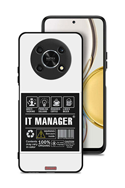 Tolwak غطاء حماية لهاتف Honor X9 5G، ملصق مدير تكنولوجيا المعلومات
