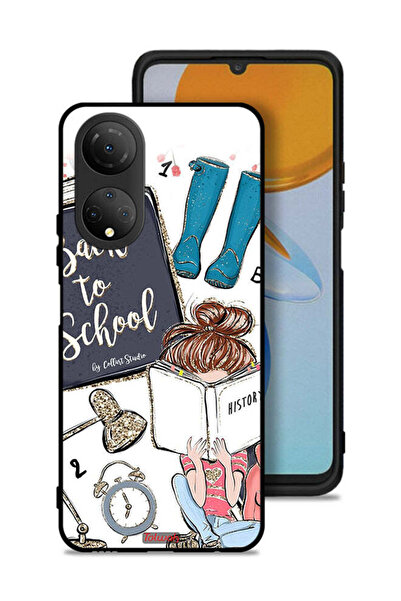 Tolwak غطاء حماية Honor X7 بتصميم فتاة مدرسية تقرأ التاريخ