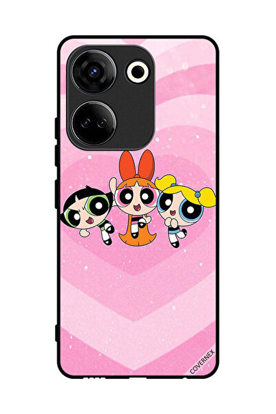 Covernex غطاء حماية لهاتف تكنو كامون 20 - رسوم متحركة للفتيات القويات