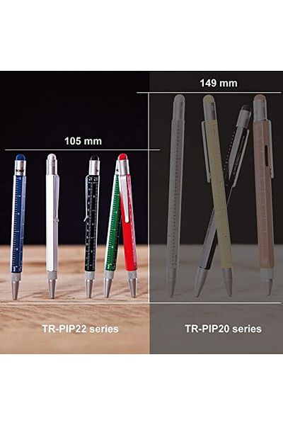 Mena Rise Şirinshop Pip22Si Pip22Si Construction Sytlus Mini Ballpoint Pen Silver 1108107