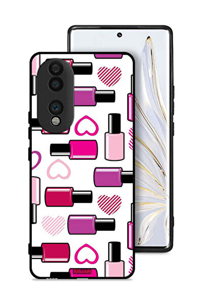 Tolwak غطاء حماية لهاتف Honor 70 - أحمر شفاه محب