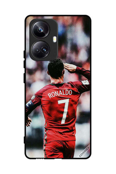 Covernex غطاء حماية لهاتف Realme 10 Pro Plus بتصميم تحية رونالدو للجمهور