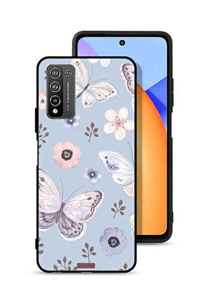 Tolwak Honor 10X Lite Protective Case Cover Butterflies And Flowers