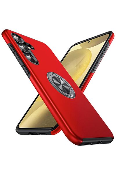 TYBO Protective case for Samsung Galaxy S24 Plus, Hybrid Anti-Shock, Kickstand, 360 Rotating Ring Bumper