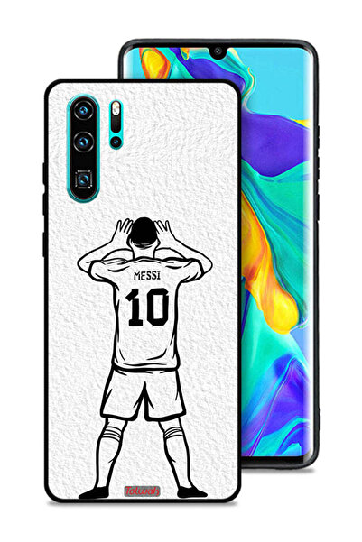 Tolwak غطاء حماية لهاتف هواوي P30 Pro بتصميم ميسي سكيتش