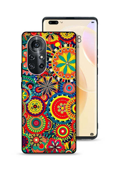 Tolwak غطاء حماية لهاتف هواوي نوفا 8 برو بنمط ماندالا ملون