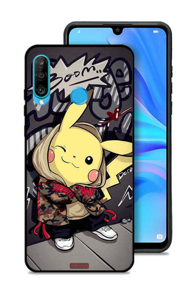 Tolwak غطاء حماية لهاتف هواوي P30 لايت - تصميم بيتشكو آرت