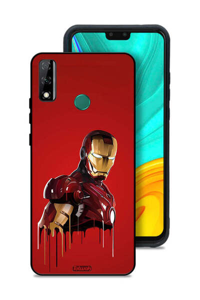 Tolwak غطاء حماية لهاتف هواوي Y8s برسومات الرجل الحديدي