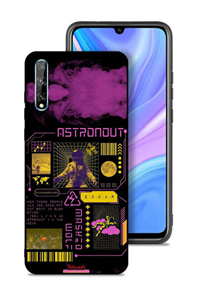Tolwak غطاء حماية لهاتف هواوي بي سمارت إس - ملصق رائد فضاء