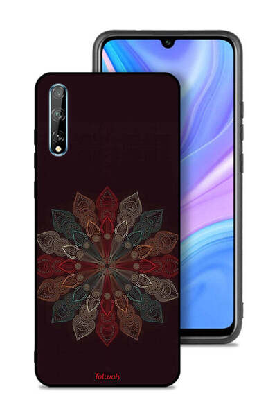 Tolwak غطاء حماية لهاتف هواوي بي سمارت إس بتصميم زهرة ماندالا