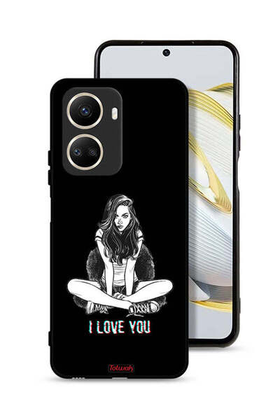 Tolwak غطاء حماية لهاتف هواوي نوفا 10 SE بطبعة "أحبك"