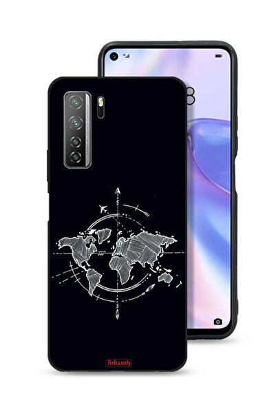 Tolwak غطاء حماية لهاتف هواوي نوفا 7 SE 5G برسومات البوصلة