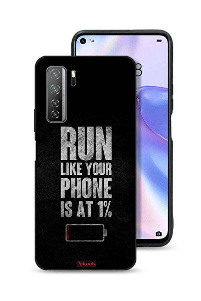 Tolwak غطاء حماية لهاتف هواوي P40 لايت 5G، اركض كما لو أن هاتفك يعمل بنسبة 1%