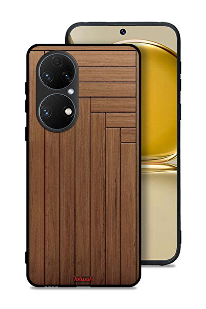 Tolwak غطاء حماية لهاتف هواوي P50E بنمط باب