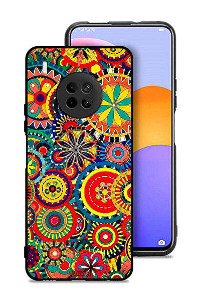 Tolwak غطاء حماية لهاتف هواوي Y9a بنمط ماندالا ملون