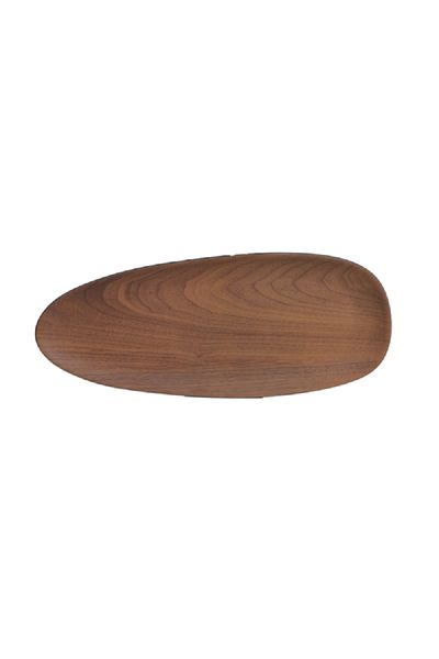 Parfait Elegant and Durable Bamboo Fibre Serving Plate Brown 30cm