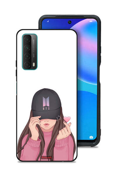 Tolwak غطاء حماية لهاتف هواوي بي سمارت (2021) فتاة تصنع سناب شات