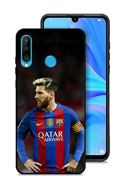 Tolwak غطاء حماية لهاتف هواوي P30 لايت ميسي برشلونة