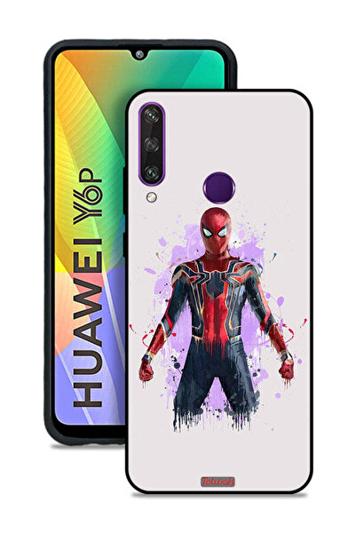 Tolwak غطاء حماية لهاتف هواوي Y6p بتصميم العنكبوت الحديدي