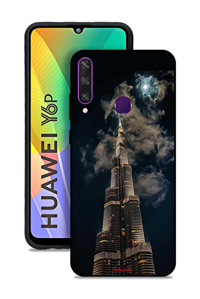 Tolwak Huawei Y6p Protective Case Cover Burj Khalifa In Night
