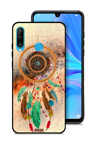 Tolwak غطاء حماية لهاتف هواوي نوفا 4e بتصميم ماندالا ريش معلق