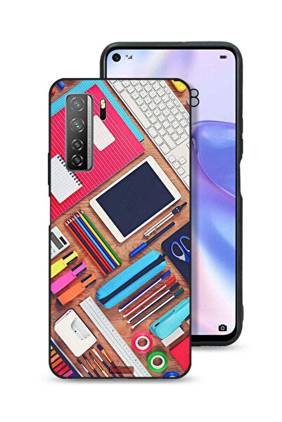 Tolwak غطاء حماية لهاتف هواوي نوفا 7 SE 5G بتصميم فتاة هوبي ديسك