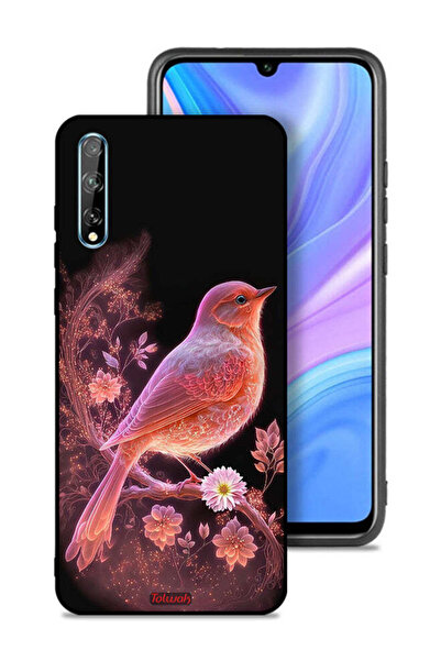 Tolwak غطاء حماية لهاتف هواوي بي سمارت إس بتصميم طائر لطيف