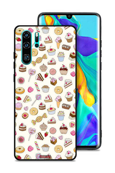 Tolwak Huawei P30 Pro Protective Case Cover Pattern Of Favorite Items