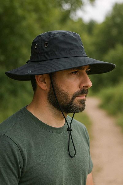WOHOME Men's Outdoor Breathable Hat- Camping Hat