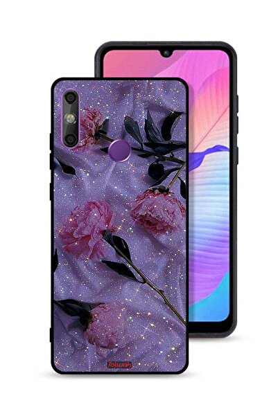 Tolwak غطاء حماية لهاتف هواوي إنجوي 20e بنقشة ورود لامعة