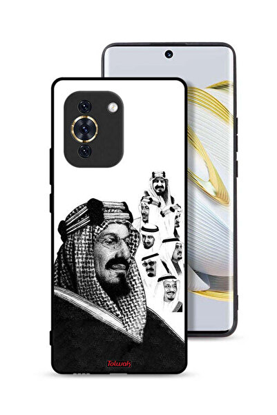 Tolwak غطاء حماية لهاتف هواوي نوفا 10، ملصق فني أبيض وأسود لملوك المملكة العر...