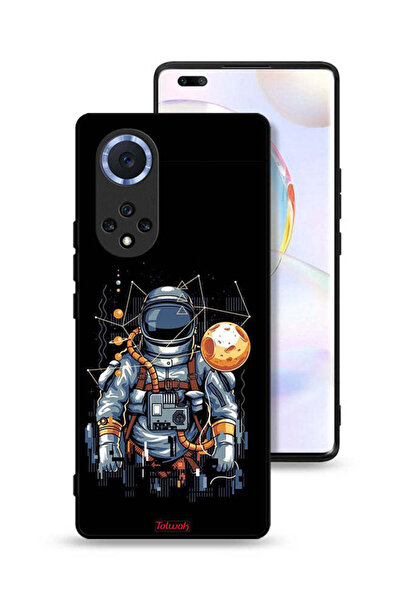 Tolwak غطاء حماية لهاتف Honor 50 Pro بتصميم رائد فضاء تجريدي