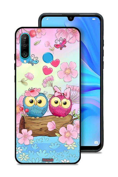 Tolwak غطاء حماية لهاتف هواوي نوفا 4e برسومات بومة لطيفة