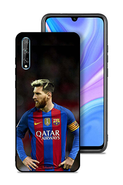 Tolwak غطاء حماية لهاتف هواوي Y8p ميسي برشلونة