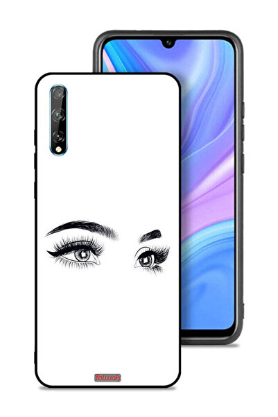 Tolwak غطاء حماية لهاتف هواوي بي سمارت إس برسومات عيون فنية