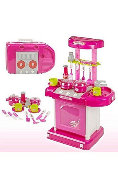 rexa Kitchen Play Set for Kids - Multi Color